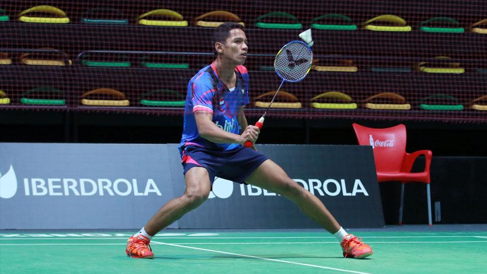 Chico Aura Dwi Wadoyo ke babak kedua Macau Open 2019.